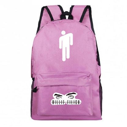 Picture of Billie Eilish pink backpack