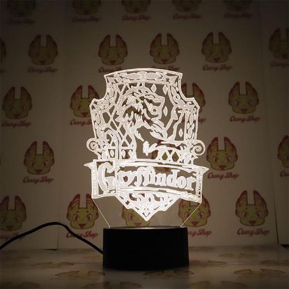 Picture of Harry Potter Gryffindor table lamp