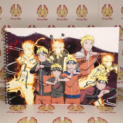 Picture of Naruto drawing notebook