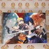 Picture of Naruto and Sasuke drawing notebook