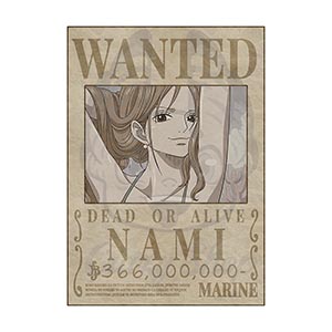 One Piece Poster Wanted Nami