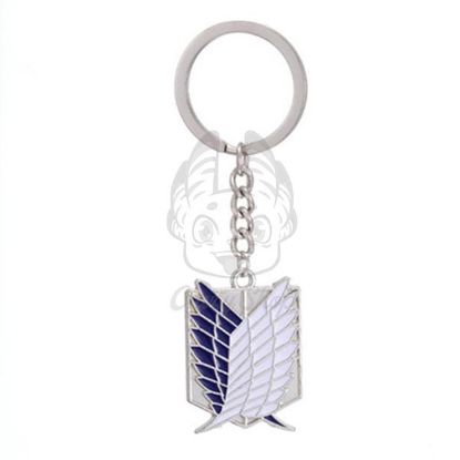 Picture of Attack On Titan Wings of Freedom blue necklace/keychain
