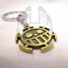Picture of One Piece Law bronze logo necklace/keychain