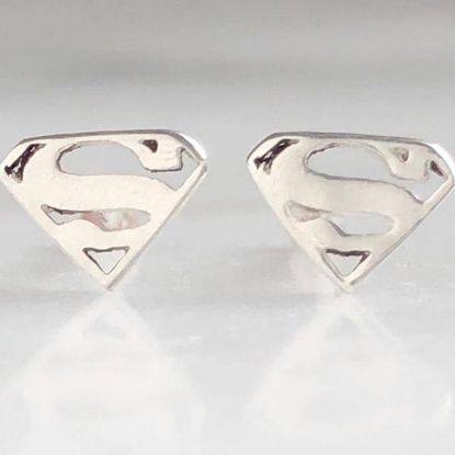 Picture of Superman earring