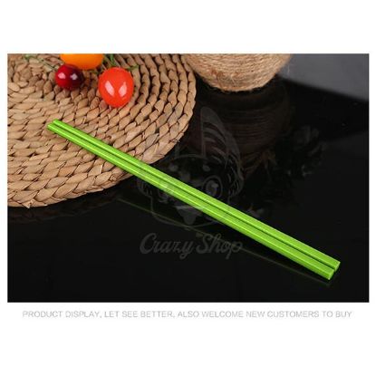 Picture of green melamine chopsticks