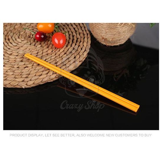 Picture of yellow melamine chopsticks