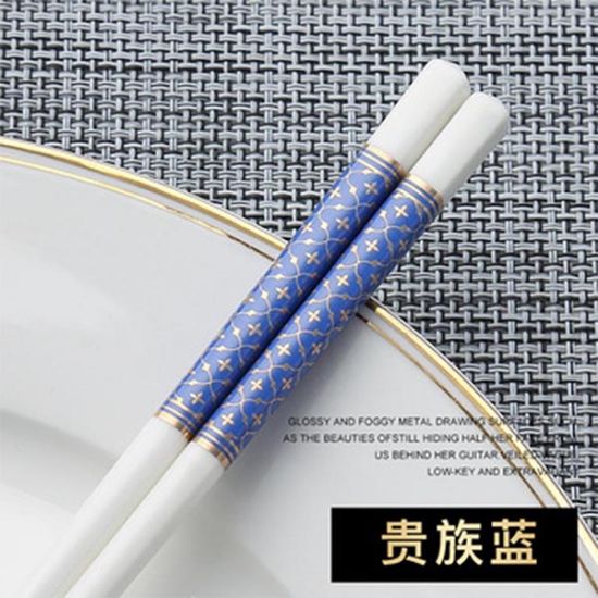 Picture of blue ceramic chopsticks