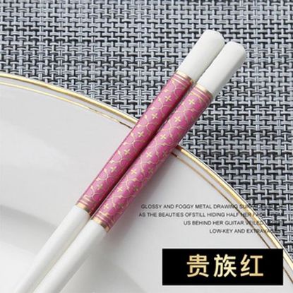 Picture of Pink ceramic chopsticks