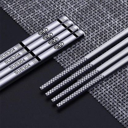 Picture of stainless steel chopsticks