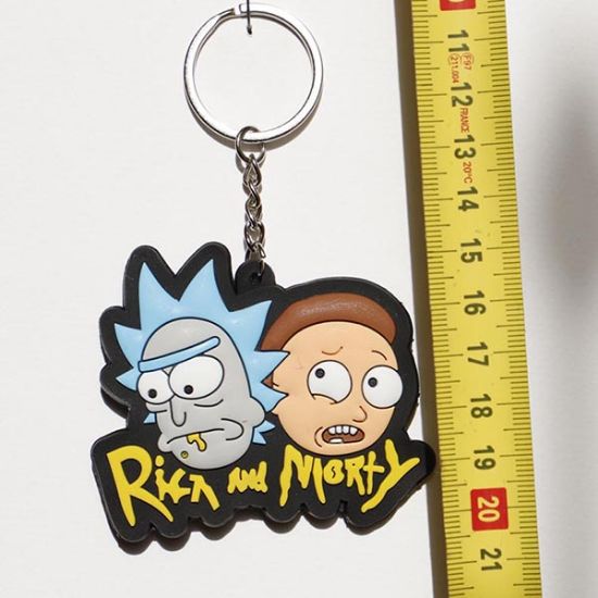 Picture of Rick and Morty keychain
