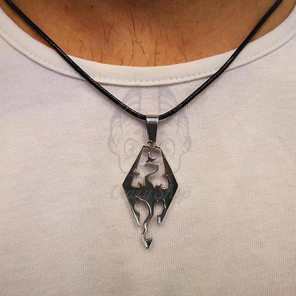 black necklace