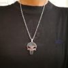 Picture of The Punisher necklace/keychain